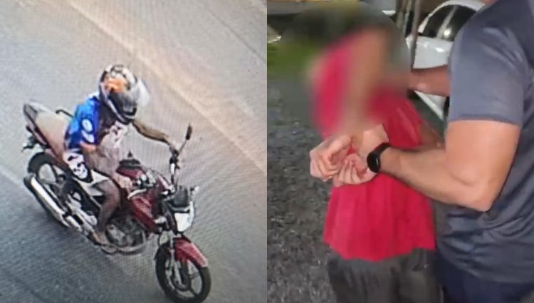 Homem é preso após assalto contra idosa em ponto de ônibus de Cuiabá