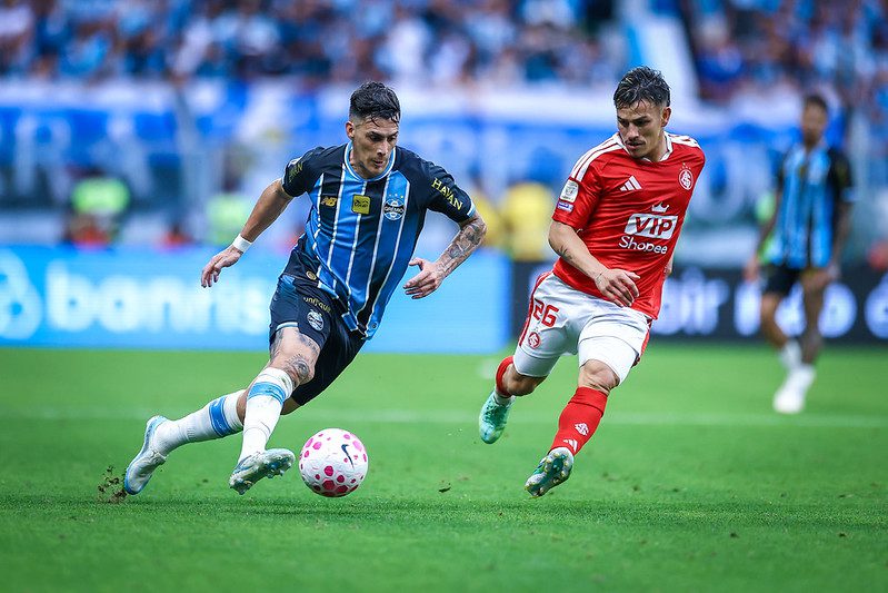 Grenal 455 termina em 1 a 1, e Grêmio e Inter seguem no Z-4