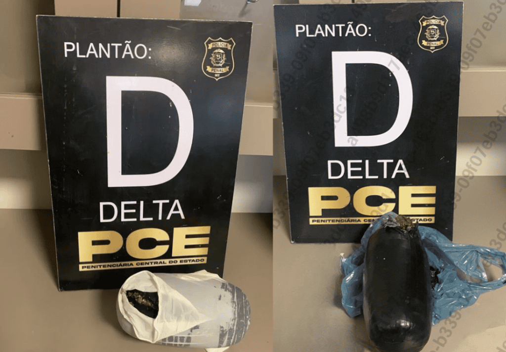 Revista corporal impede entrada de suspeitas de maconha na PCE, em Cuiabá